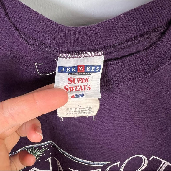 Vintage 90s Minnesota Sweatshirt Minnesota Crewneck Emmaville Minnesota Sweater - Picture 4 of 7